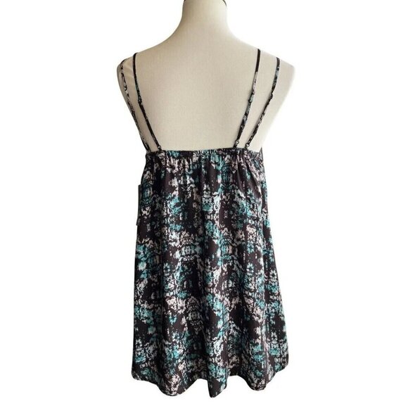 RVCA Womens Teal Rayon Thrilled Strappy Cutout Sleeveless Dress Size M - Picture 10 of 16